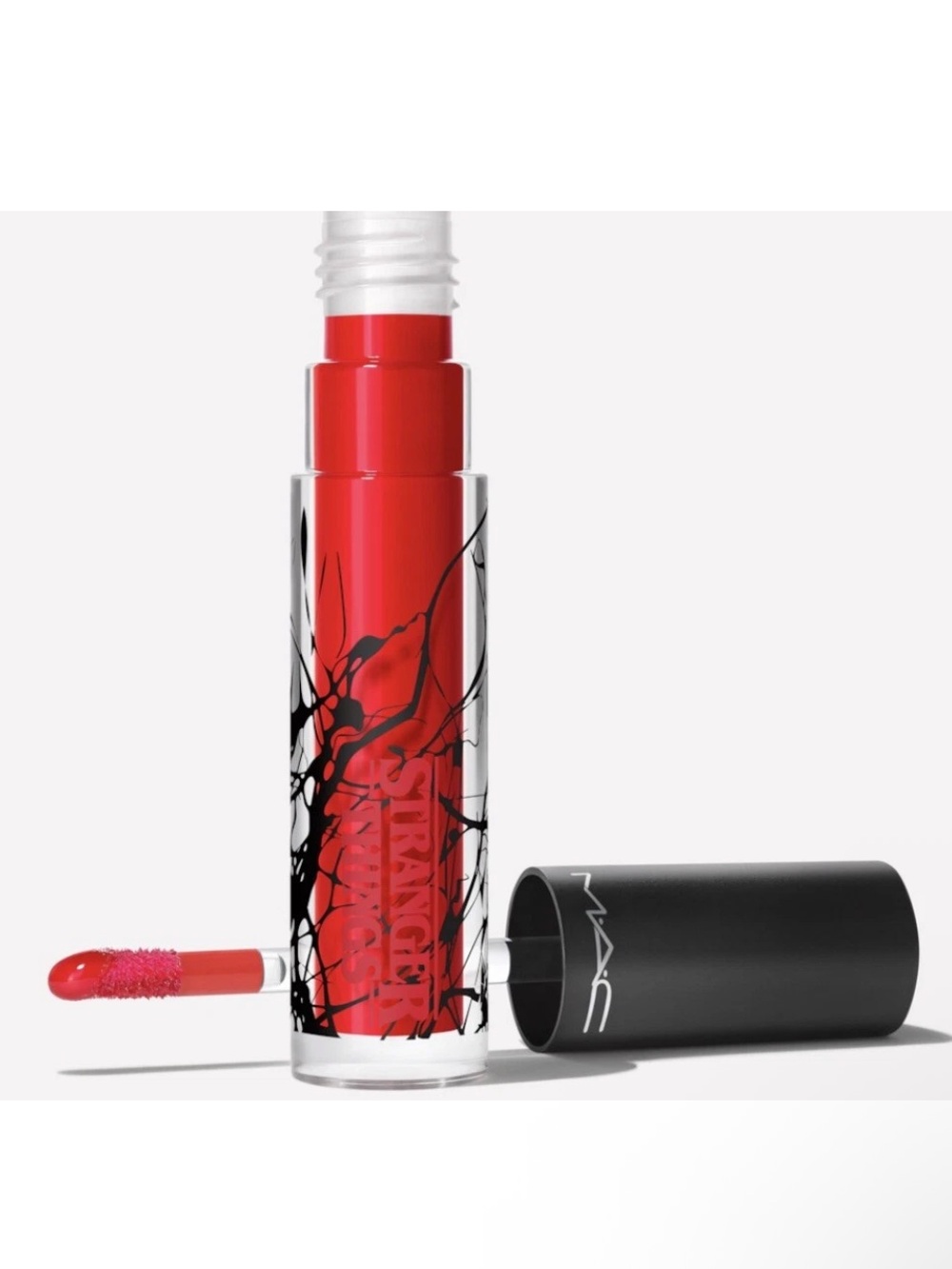 MAC x Stranger Things Rockin’ Robin Red Lipgloss